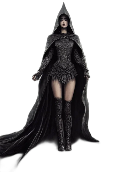 dress, concept art, fantasy art, comic book art transparent PNG cut-out
