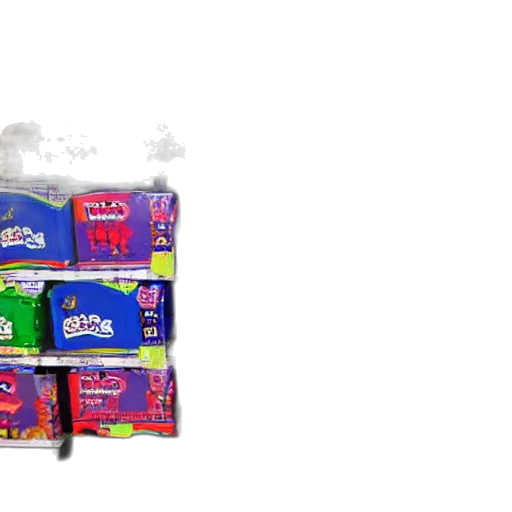 food, 3d render, neon, colorful, five, nights, wal, mart transparent PNG cut-out