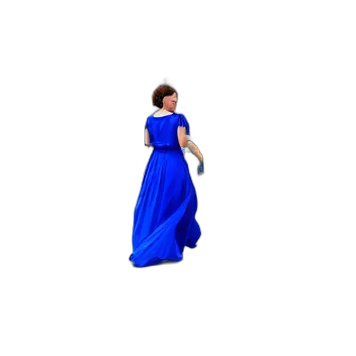 dress, umbrella, staff, 3d render transparent PNG cut-out