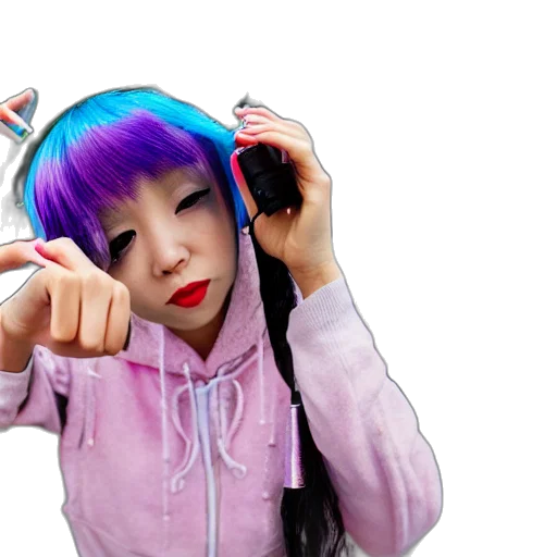 creature, hair, hat, weapon transparent PNG cut-out