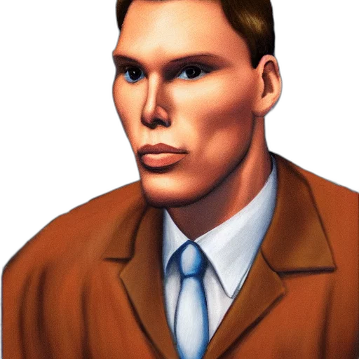 face, jacket, mask, robot, photorealistic, concept art, comic book art, cartoon transparent PNG cut-out