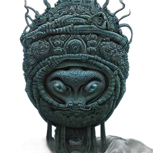 mask, crown, jewelry, creature transparent PNG cut-out