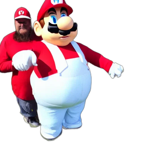 animal, creature, hat, weapon, 3d render, concept art, big, chungus transparent PNG cut-out
