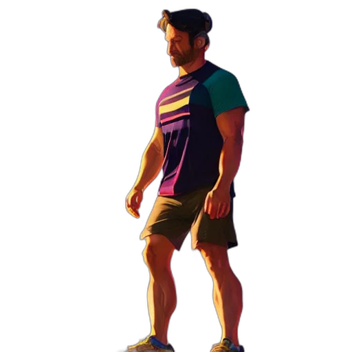 staff, dress, shoes, hat transparent PNG cut-out