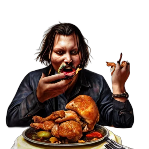 food, photorealistic, concept art, pixel art transparent PNG cut-out