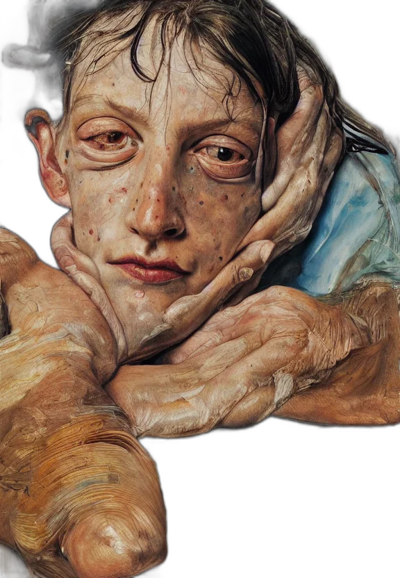 face, mask, creature, photorealistic, oil painting, concept art, watercolor, high transparent PNG cut-out