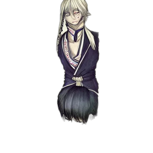 staff, dress, hair, weapon transparent PNG cut-out