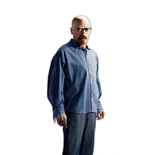 jacket, staff, face, animal, concept art, photorealistic, walter, white transparent PNG cut-out