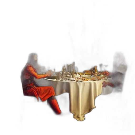 food, furniture, crown, mask, concept art, fantasy art, 3d render, pixel art transparent PNG cut-out