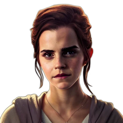 face, staff, concept art, photorealistic transparent PNG cut-out