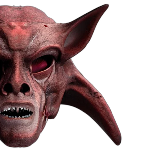 mask, face, creature, 3d render, concept art, photorealistic, fantasy art, realistic transparent PNG cut-out
