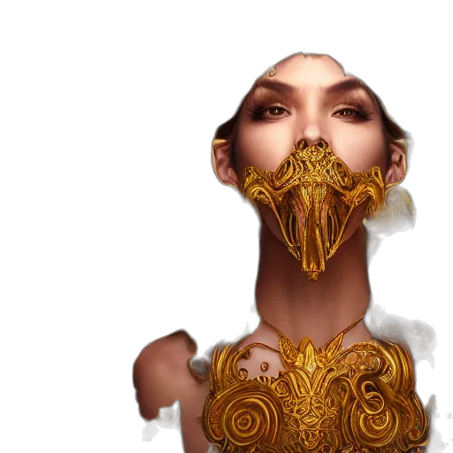 mask, face, jewelry, crown transparent PNG cut-out