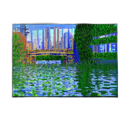 building, pixel art, photorealistic, 3d render, oil painting, city street, night, underwater transparent PNG cut-out