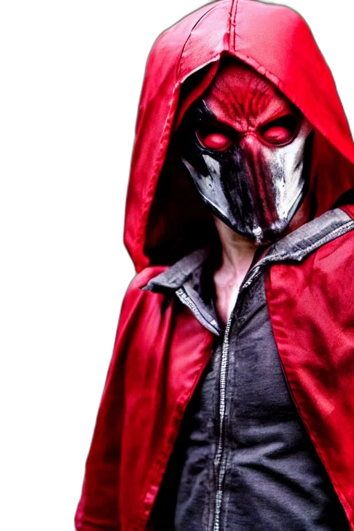 mask, jacket, concept art, comic book art transparent PNG cut-out