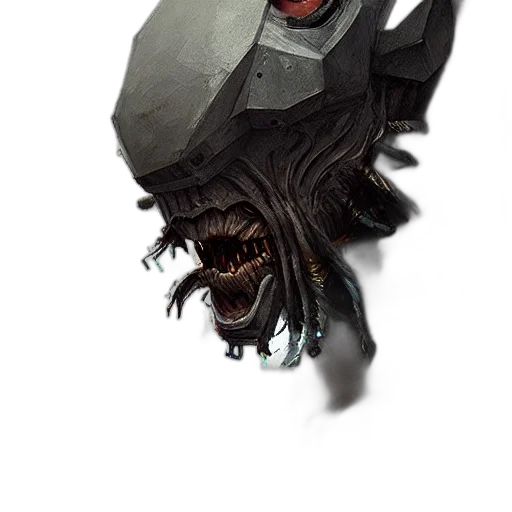 creature, mask, robot, dragon transparent PNG cut-out