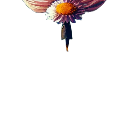 flower, staff, umbrella, crown, concept art, pixel art, fantasy art, 3d render transparent PNG cut-out