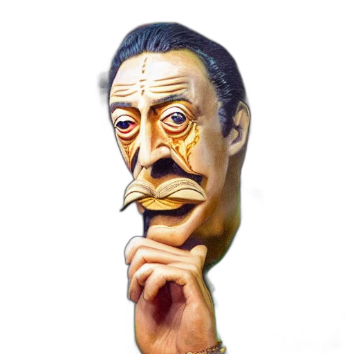 face, mask, staff, umbrella, cartoon, photorealistic, concept art, fantasy art transparent PNG cut-out