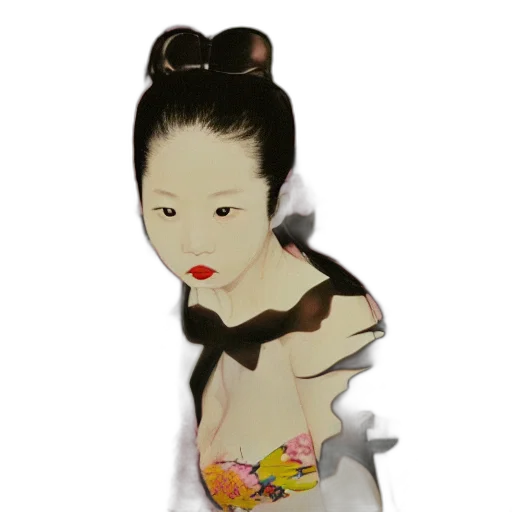 dress, face, 3d render, photorealistic transparent PNG cut-out