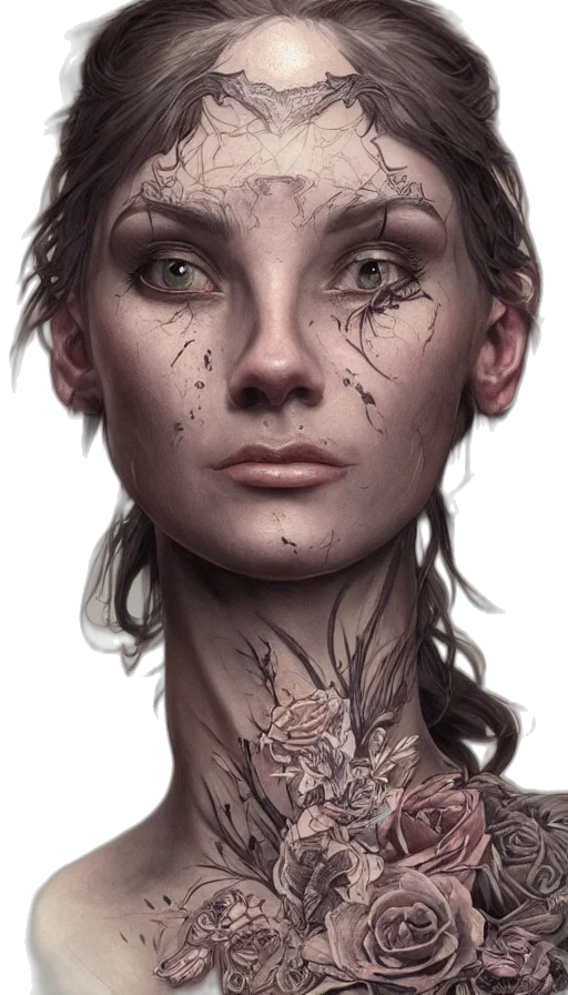 face, creature, mask, robot transparent PNG cut-out