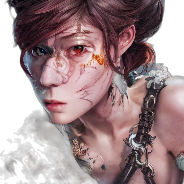 face, jewelry, mask, fantasy art transparent PNG cut-out