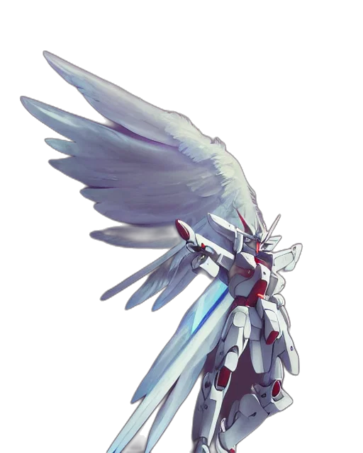 weapon, sword, staff, robot, concept art, pixel art, fantasy art, anime transparent PNG cut-out