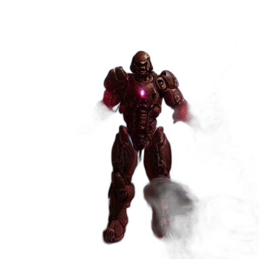 robot, weapon, creature, staff transparent PNG cut-out