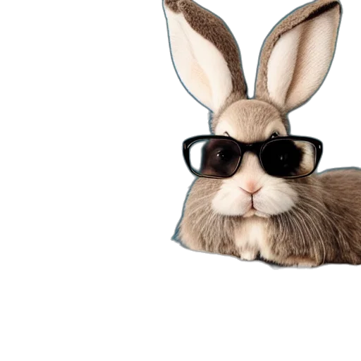 animal, hat, cartoon, photorealistic transparent PNG cut-out