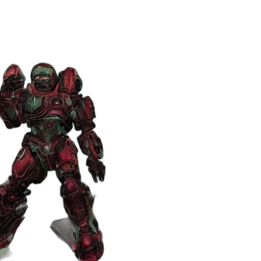 robot, weapon, concept art, 3d render transparent PNG cut-out