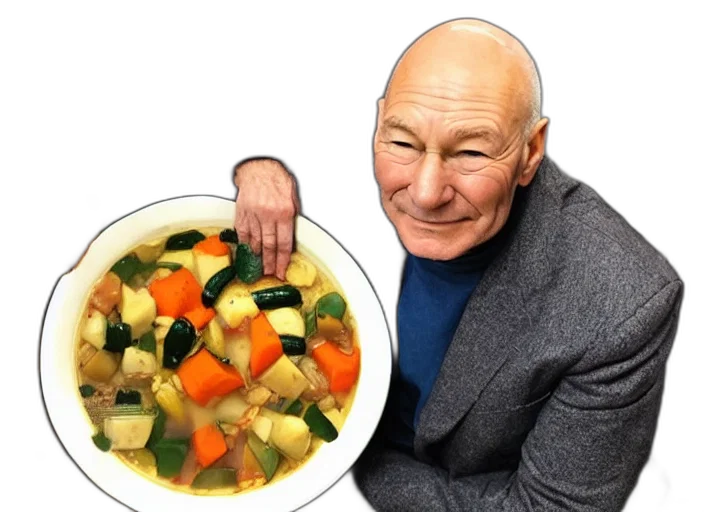 food, weapon, animal, jacket, patrick, stewart, sitting, big transparent PNG cut-out