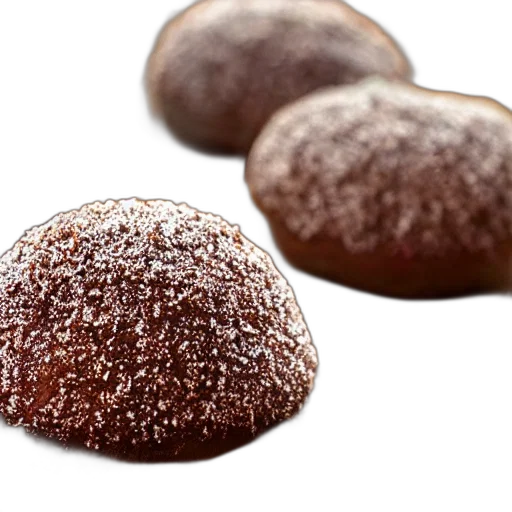 food, hair, crown, hat, photorealistic, 3d render, dirt, donuts transparent PNG cut-out