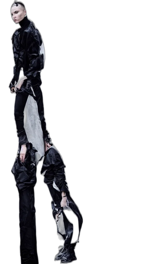 jacket, staff, shoes, dress transparent PNG cut-out