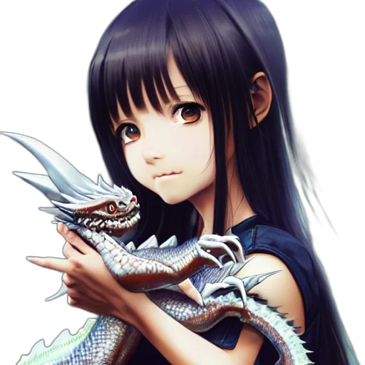 dragon, creature, animal, staff transparent PNG cut-out