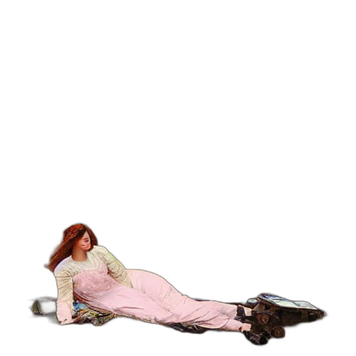 dress, creature, animal, staff transparent PNG cut-out