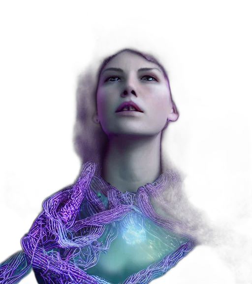 face, crown, robot, jewelry, fantasy art, concept art, photorealistic, comic book art transparent PNG cut-out