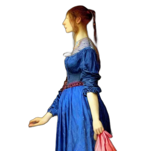 dress, staff, face, jewelry, oil painting, concept art, photorealistic, 3d render transparent PNG cut-out