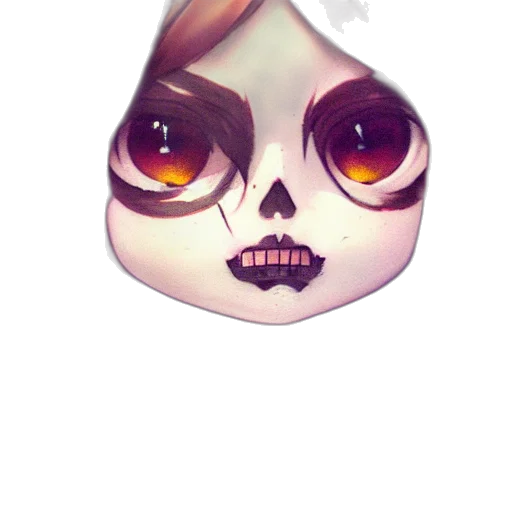 mask, face, creature, concept art transparent PNG cut-out