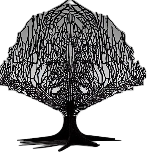 tree, crown, furniture, umbrella transparent PNG cut-out
