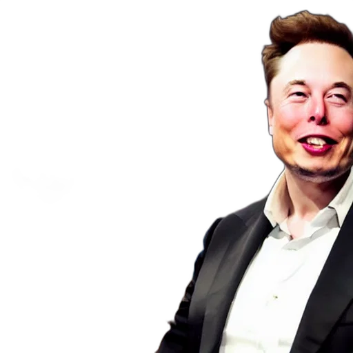 face, robot, creature, staff, youtube, thumbnail, showing, elon transparent PNG cut-out