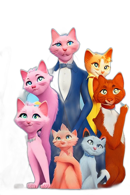 concept art, cartoon, 3d render, fantasy art transparent PNG cut-out