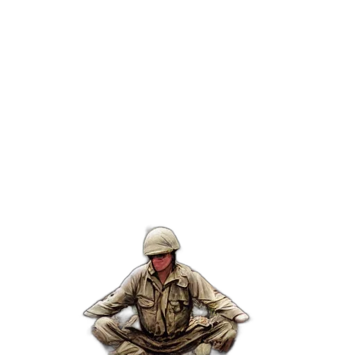 jacket, weapon, staff, hat transparent PNG cut-out