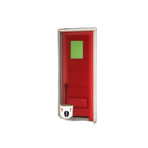 furniture, 3d render, last, person, earth, gets, knock, their transparent PNG cut-out