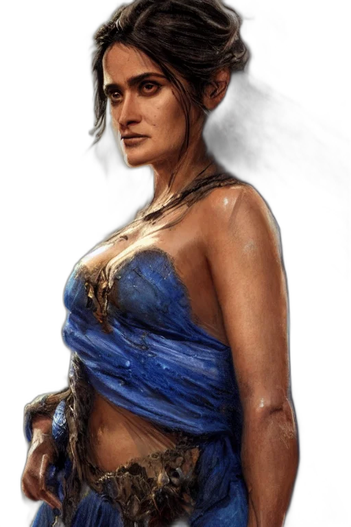 face, dress, concept art, fantasy art transparent PNG cut-out