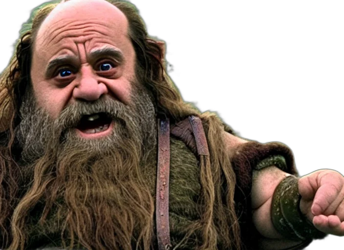 face, photorealistic, 3d render, concept art, film, still, danny, devito transparent PNG cut-out