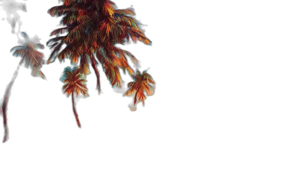 tree, hair, flower, crown, 3d render, photorealistic, watercolor, concept art transparent PNG cut-out