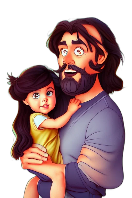 cartoon, photorealistic, comic book art, watercolor transparent PNG cut-out