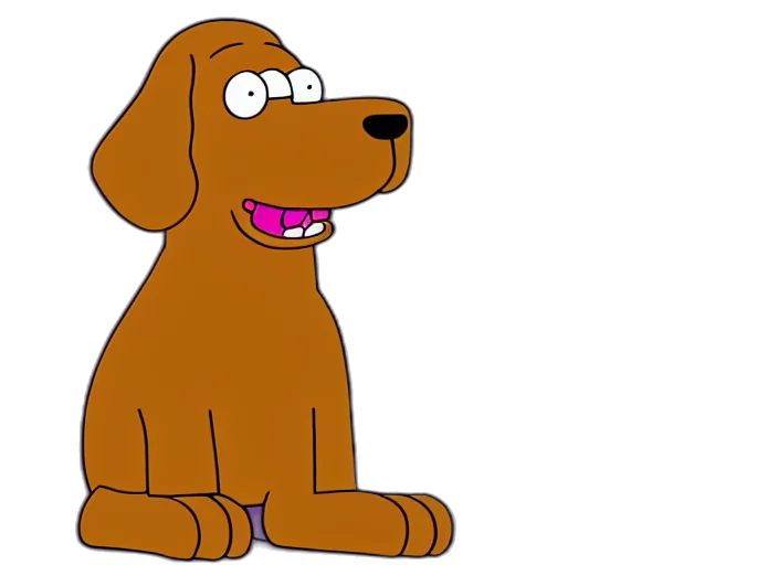 animal, cartoon, concept art, dog transparent PNG cut-out
