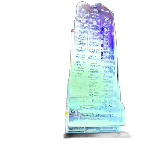 bottle, sword, weapon, 3d render transparent PNG cut-out