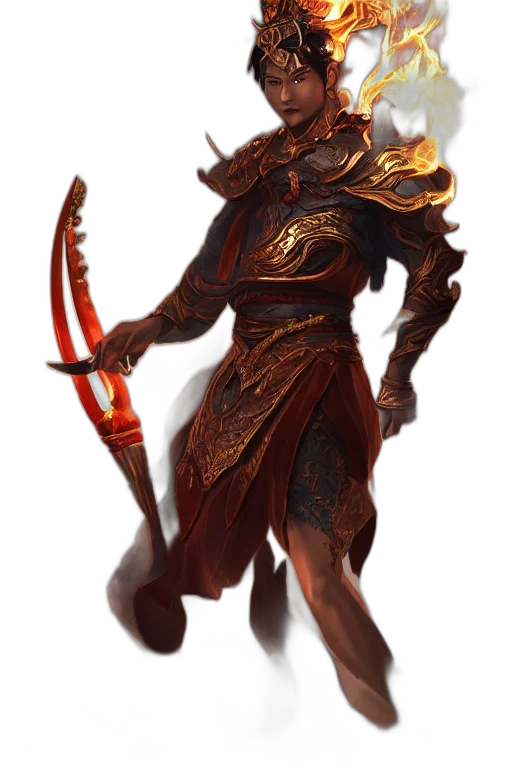 staff, dragon, sword, concept art, fantasy art, 3d render, pixel art, dark transparent PNG cut-out
