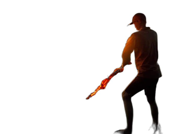 staff, weapon, sword, umbrella, concept art, 3d render, photorealistic, squidward transparent PNG cut-out