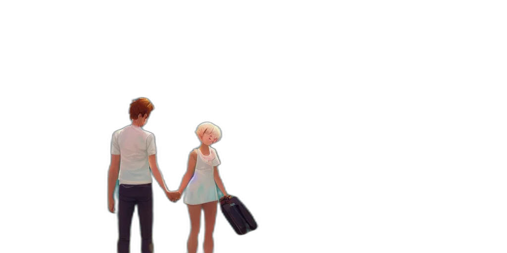 concept art, 3d render, pixel art, anime transparent PNG cut-out